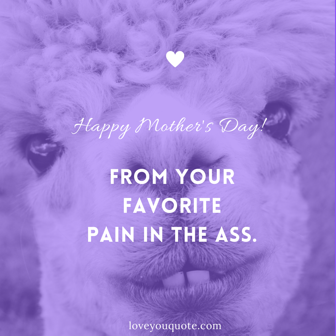 funny Mother's Day Quote to Send to Your Mom